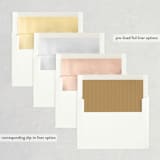 "Skyline - San Francisco" - Save the Dates in Gold Coast by Abby Munn - Envelope Liner Options