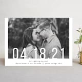 "Date Check" - Save the Dates in Noir by Up Up Creative - Front
