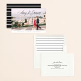"No Nonsense" - Save the Dates in Lily by Ashley Rosenbaum - Assembled