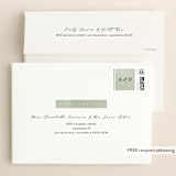 "Serenade" - Save the Dates in Sage by Eric Clegg - FREE Recipient Addressing