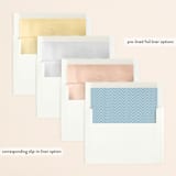 "Ribbon" - Save the Dates in Sky by Erin Deegan - Envelope Liner Options