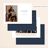 "Casual Type" - Save the Dates in Cloud by Ashley Rosenbaum - Back of Card Options