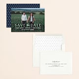 "Casual Type" - Save the Dates in Cloud by Ashley Rosenbaum - Assembled