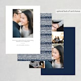 "Favorite Photo" - Save the Dates in Denim by Jody Wody - Back of Card Options