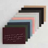 "Favorite Photo" - Save the Dates in Denim by Jody Wody - Colored Envelopes Available