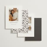 "Mountains" - Save the Dates in Ivory by Anastasia Makarova - Back of Card Options