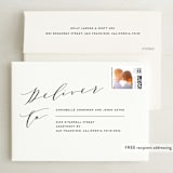 "Elegant Monogram" - Save the Dates in Berry by Simona Camp - FREE Recipient Addressing