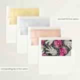 "Elegant Monogram" - Save the Dates in Berry by Simona Camp - Envelope Liner Options