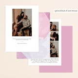 "wash of color" - Save the Dates in Lilac by Karidy Walker - Back of Card Options