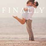 "Its Finally Time" - Save the Dates in Vanilla by Liz Conley - Detail
