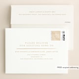 "Its Finally Time" - Save the Dates in Vanilla by Liz Conley - FREE Recipient Addressing