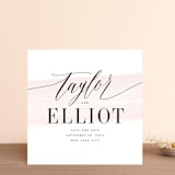 "Effervescent" - Save the Dates in Blush by Kristie Kern - Front