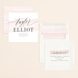 "Effervescent" - Save the Dates in Blush by Kristie Kern - Assembled