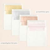 "Effervescent" - Save the Dates in Blush by Kristie Kern - Envelope Liner Options