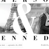 "Timeless" - Save the Dates in Diamond by Playground Prints - Detail