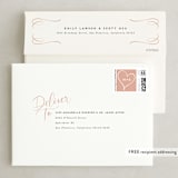 "Written with Love" - Save the Dates in Quartz by Leah Bisch - FREE Recipient Addressing