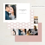 "Marlowe" - Save the Dates in Cream by Kate Ross - Back of Card Options