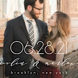 "Marlowe" - Save the Dates in Cream by Kate Ross - Detail