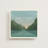 "vintage poster" - Save the Dates in Forest by Karidy Walker - Front