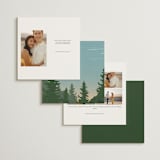 "vintage poster" - Save the Dates in Forest by Karidy Walker - Back of Card Options