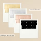 "Big is beautiful" - Save the Dates in Cotton by My Splendid Summer - Envelope Liner Options