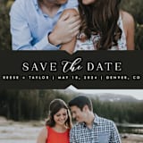 "Liebe" - Save the Dates in Charcoal by Carly Reed Walker - Detail