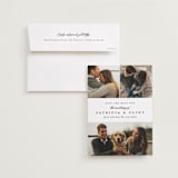 "Classic Trio" - Save the Dates in Icicle by Stacey Meacham - Save the Date with Envelope