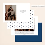 "Velvet" - Save the Dates in Denim by AK Graphics - Back of Card Options