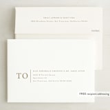 "Folio" - Save the Dates in Noir by lulu and isabelle - FREE Recipient Addressing