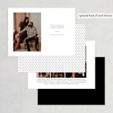 "Storybook" - Save the Dates in Snow by Becca Thongkham - Back of Card Options