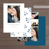 "Serenity" - Save the Dates in Nigella by Lehan Veenker - Back of Card Options