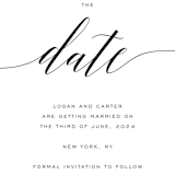 "Someone Like You" - Save the Dates in Pearl by Design Lotus - Detail