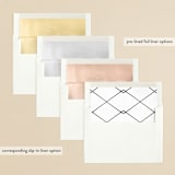 "Someone Like You" - Save the Dates in Pearl by Design Lotus - Envelope Liner Options