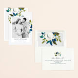 "Our Something Blue" - Save the Dates in Ocean by AK Graphics - Assembled