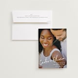 "Signature" - Save the Dates in Pearl by Owl and Toad - Save the Date with Envelope