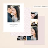 "Our Biggest Adventure" - Save the Dates in Almost Blush by Kate Ross - Back of Card Options