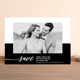 "Black Tie Affair" - Save the Dates in Tuxedo by lena barakat - Front