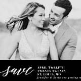 "Black Tie Affair" - Save the Dates in Tuxedo by lena barakat - Detail