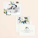 "Our Something Blue" - Save the Dates in Ocean by AK Graphics - Assembled