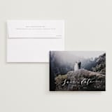 "Ever After" - Save the Dates in Cotton by AK Graphics - Save the Date with Envelope