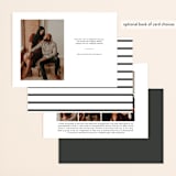 "The Adventure" - Save the Dates in Slate by Kasia Labocki - Back of Card Options
