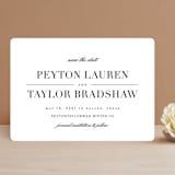"Classic" - Save the Dates in Tuxedo by Lauren Chism - Front