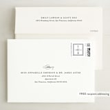 "Eloquence" - Save the Dates in Vanilla by Kimberly FitzSimons - FREE Recipient Addressing