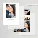 "Fashion District" - Save the Dates in Marble by Jill Means - Back of Card Options