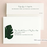 "Palm" - Save the Dates in Leaf by Kaydi Bishop - FREE Recipient Addressing