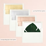 "Palm" - Save the Dates in Leaf by Kaydi Bishop - Envelope Liner Options