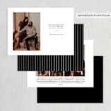 "Scripted Ampersand" - Save the Dates in Midnight by Roxy Cervantes - Back of Card Options