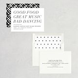 "Bad Dancing" - Save the Dates in Dove by Amy Payne - Assembled