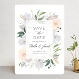 "Grande Botanique" - Save the Dates in Mist by Bonjour Paper - Front