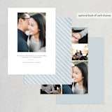 "Grande Botanique" - Save the Dates in Mist by Bonjour Paper - Back of Card Options